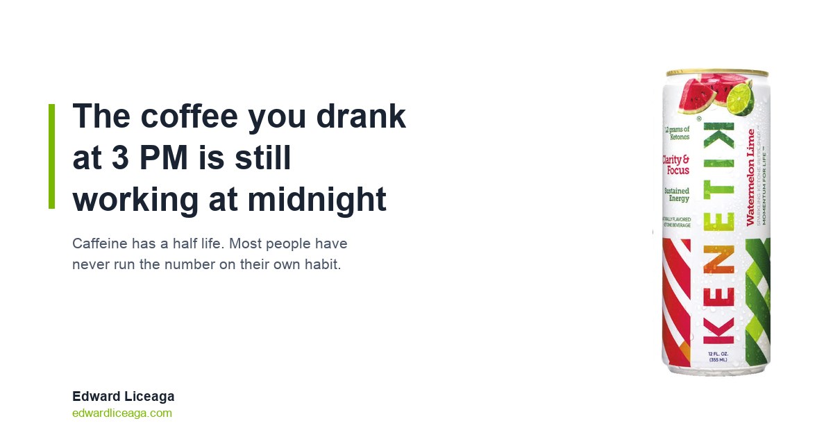 The Coffee You Drank at 3 PM Is Still Working at Midnight